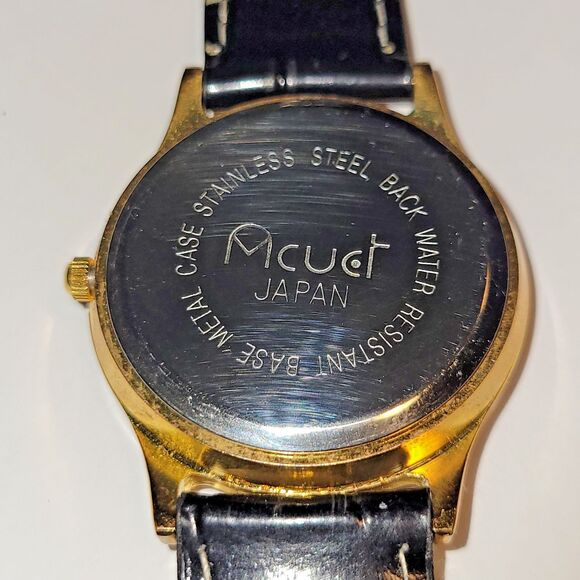 Vintage ACUET His & Hers Watch Set - UNWORN Japan Movt - Gold Tone Pair main image 7